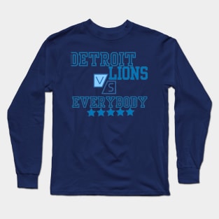 Detroit Lions VS Everybody Long Sleeve T-Shirt